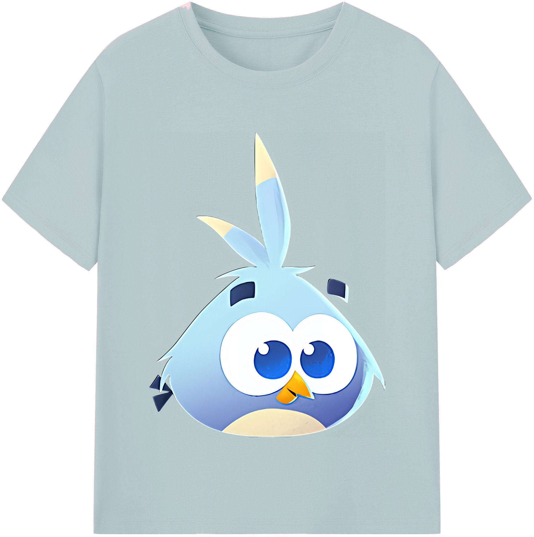 （画像用） Angry Birds アングリーバード 綿100％半袖Tシャツ（フロントプリント）